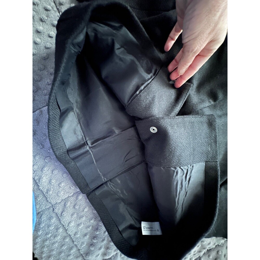 NEW Vintage Baby Gap Peacoat Audrey Hepburn Coat Black Jacket - Picture 4 of 5